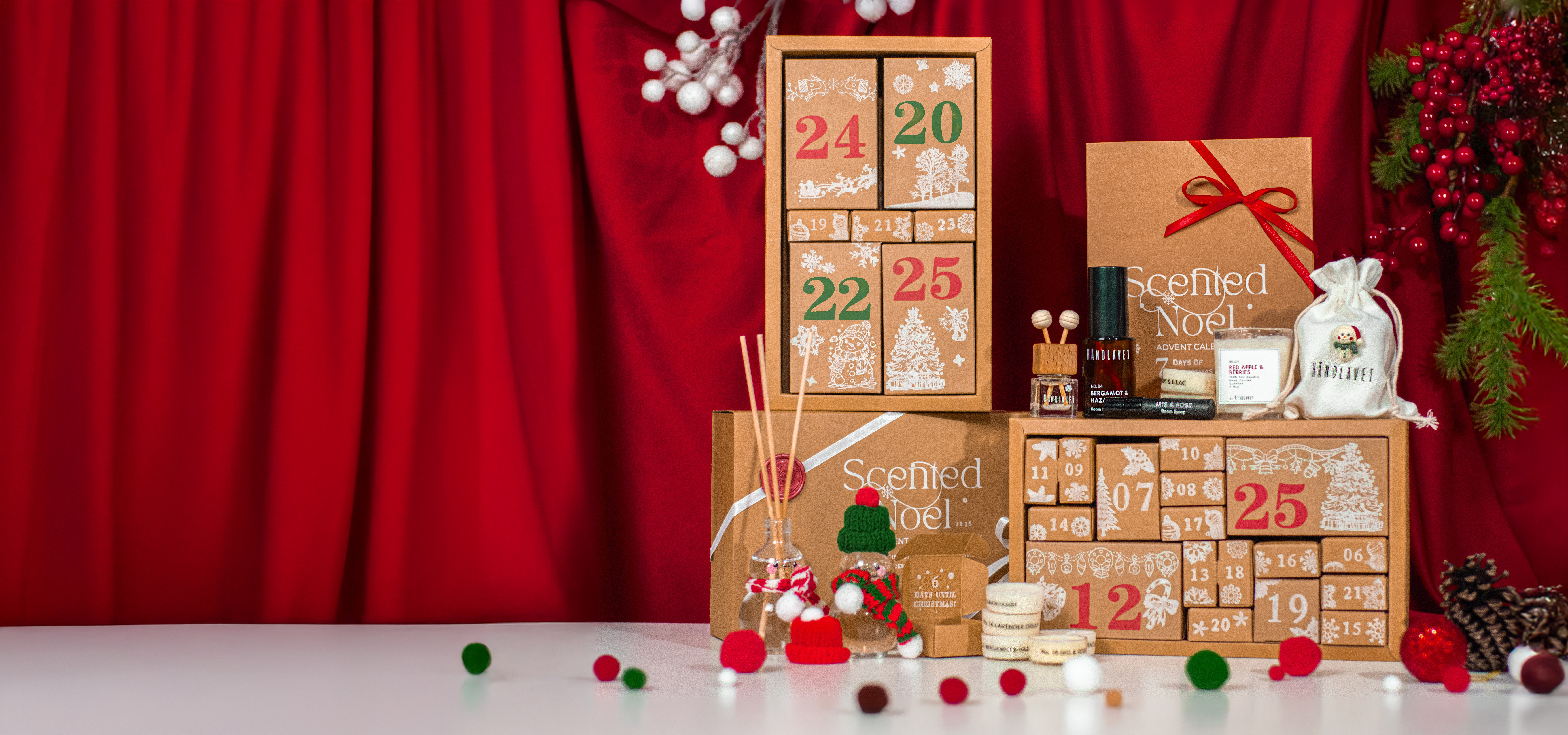 2025 Scented Noel Advent Calendar | Håndlavet | Scented Soywax Candle