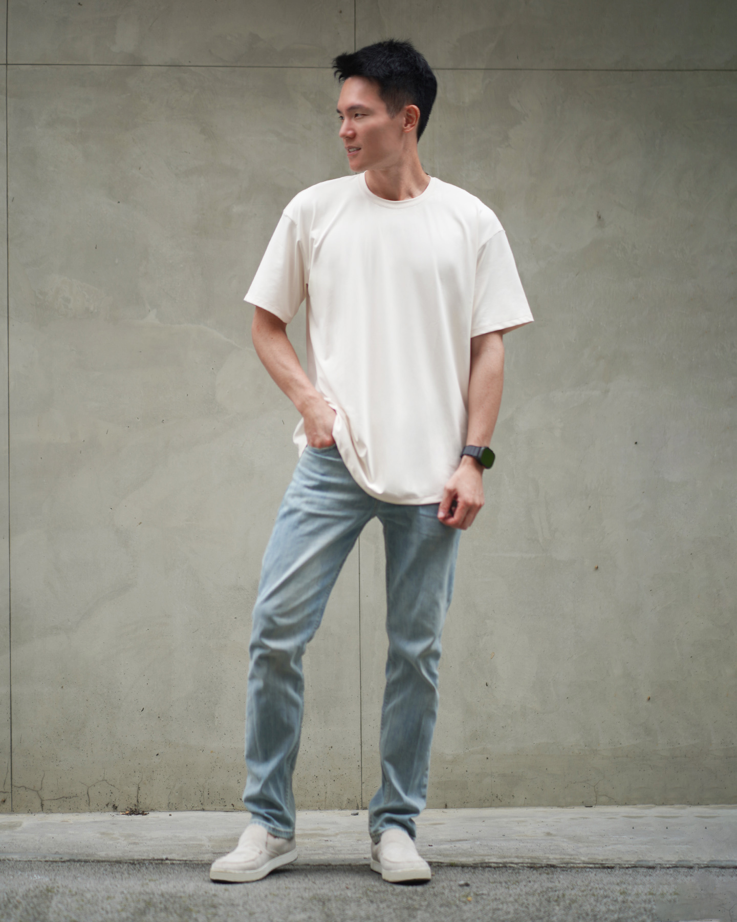 Homme Oversize米白 2