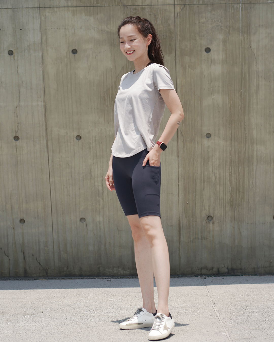 P Shorts 墨水藍 (4)