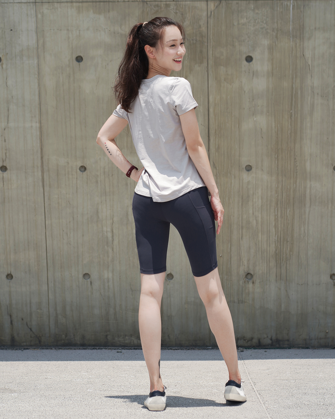 P Shorts 墨水藍 (3)