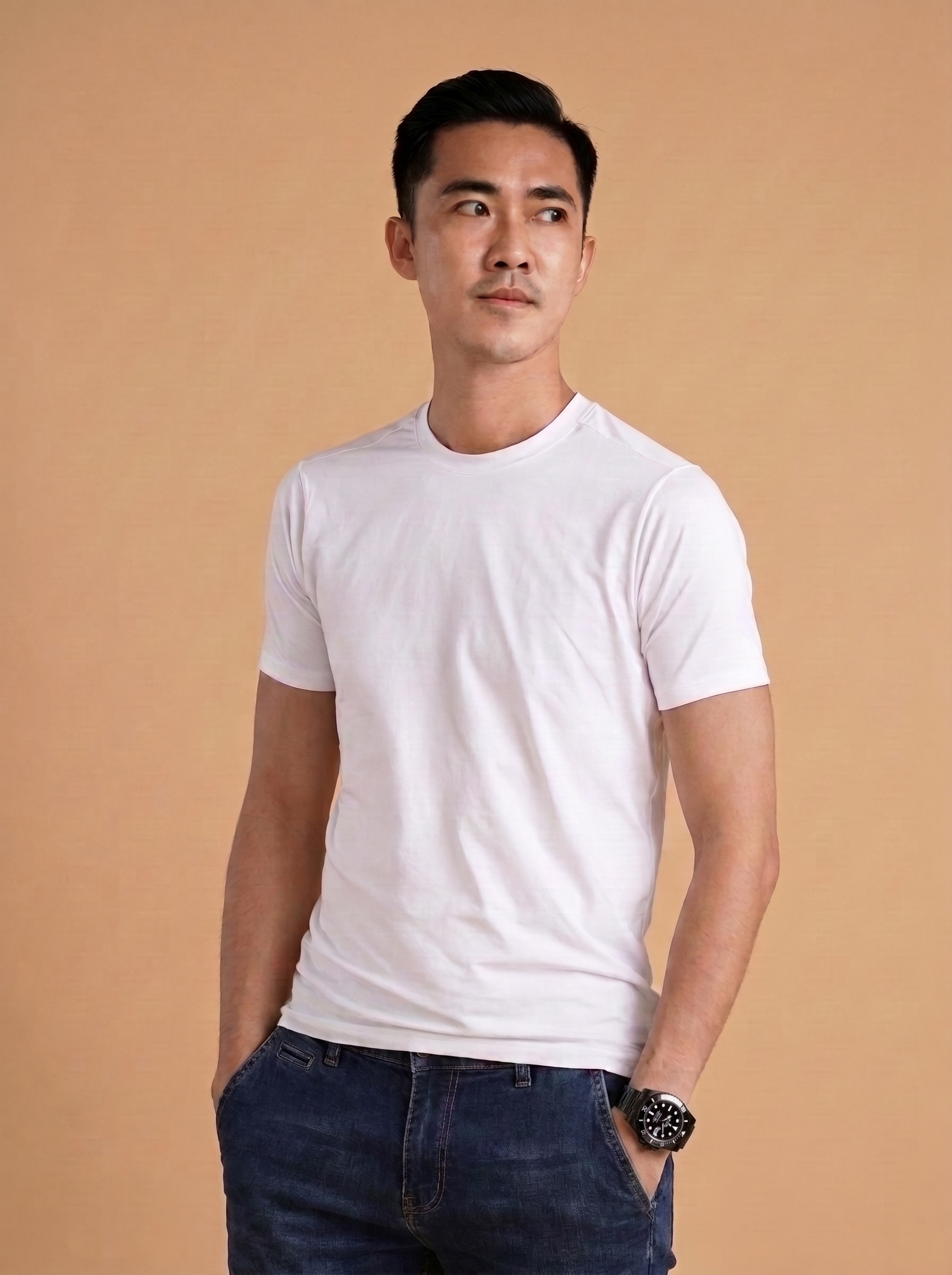 Cover Homme Tee 白2