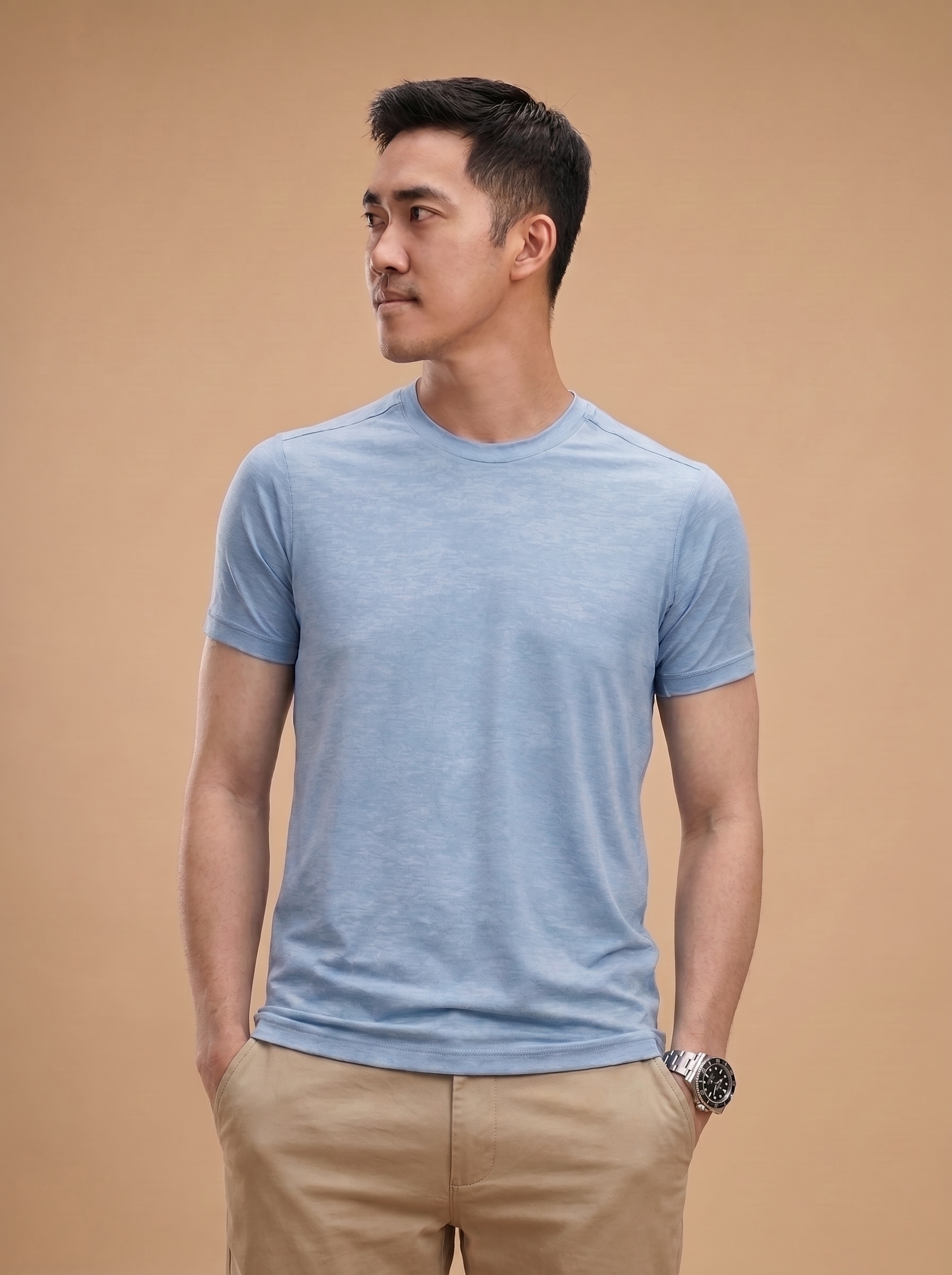 Cover Homme Tee 霧天藍2