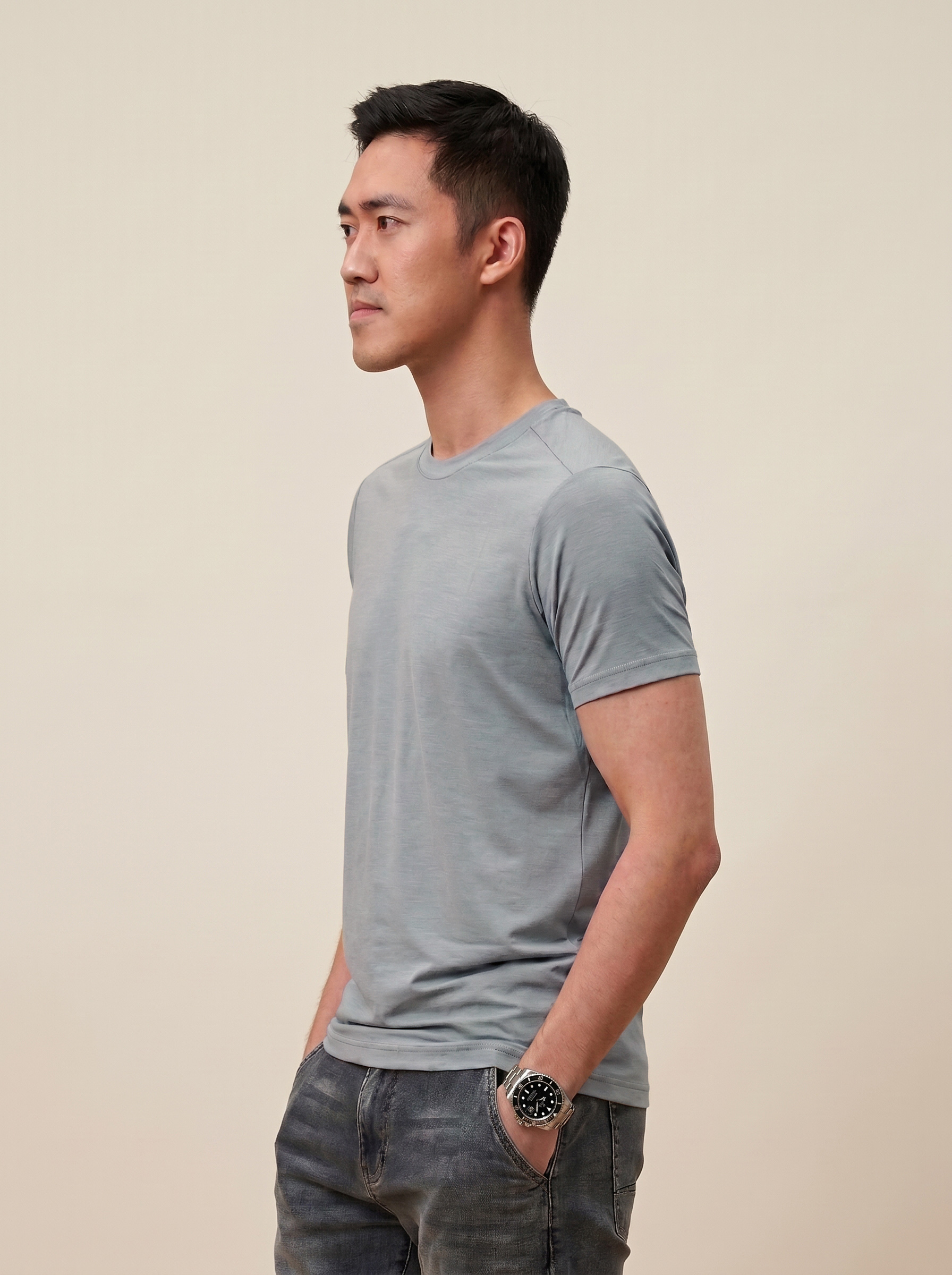 Cover Homme Tee 雲朵灰2