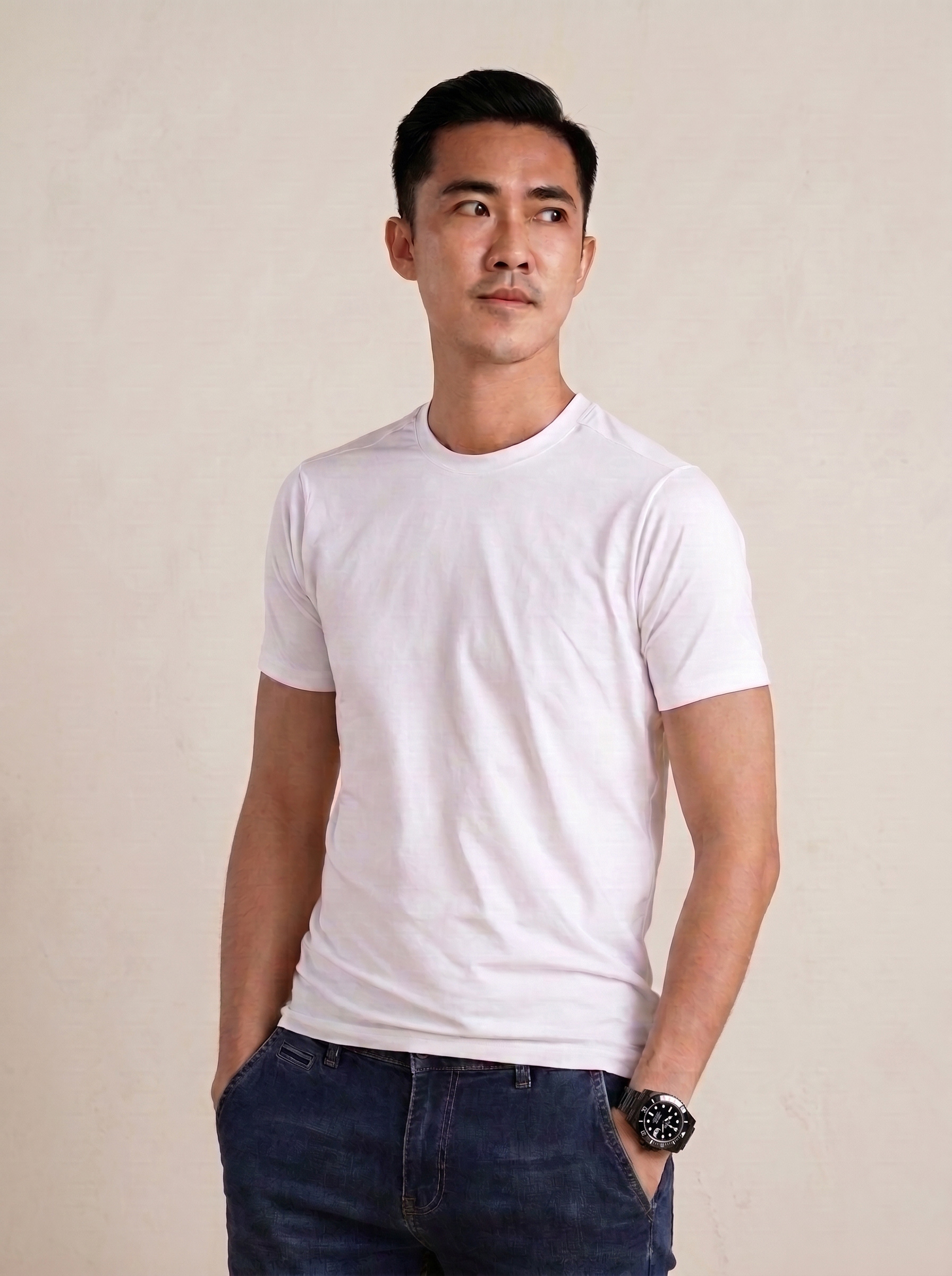 Cover Homme Tee 白2