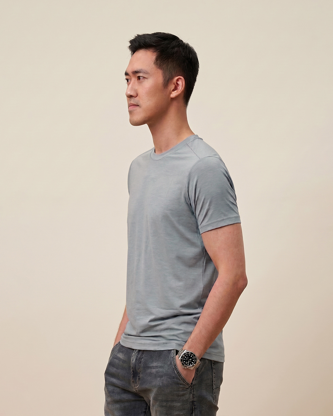 Cover Homme Tee 雲朵灰2