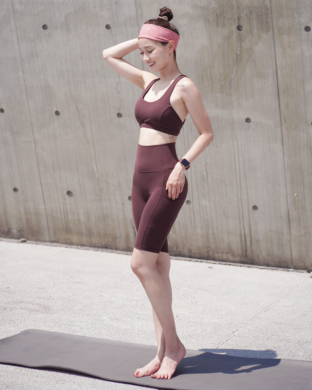 P Shorts 可可棕(1)