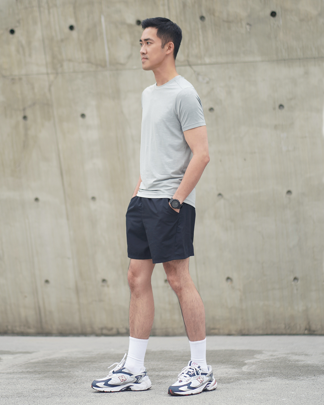 PSD Homme Tee 雲朵灰2