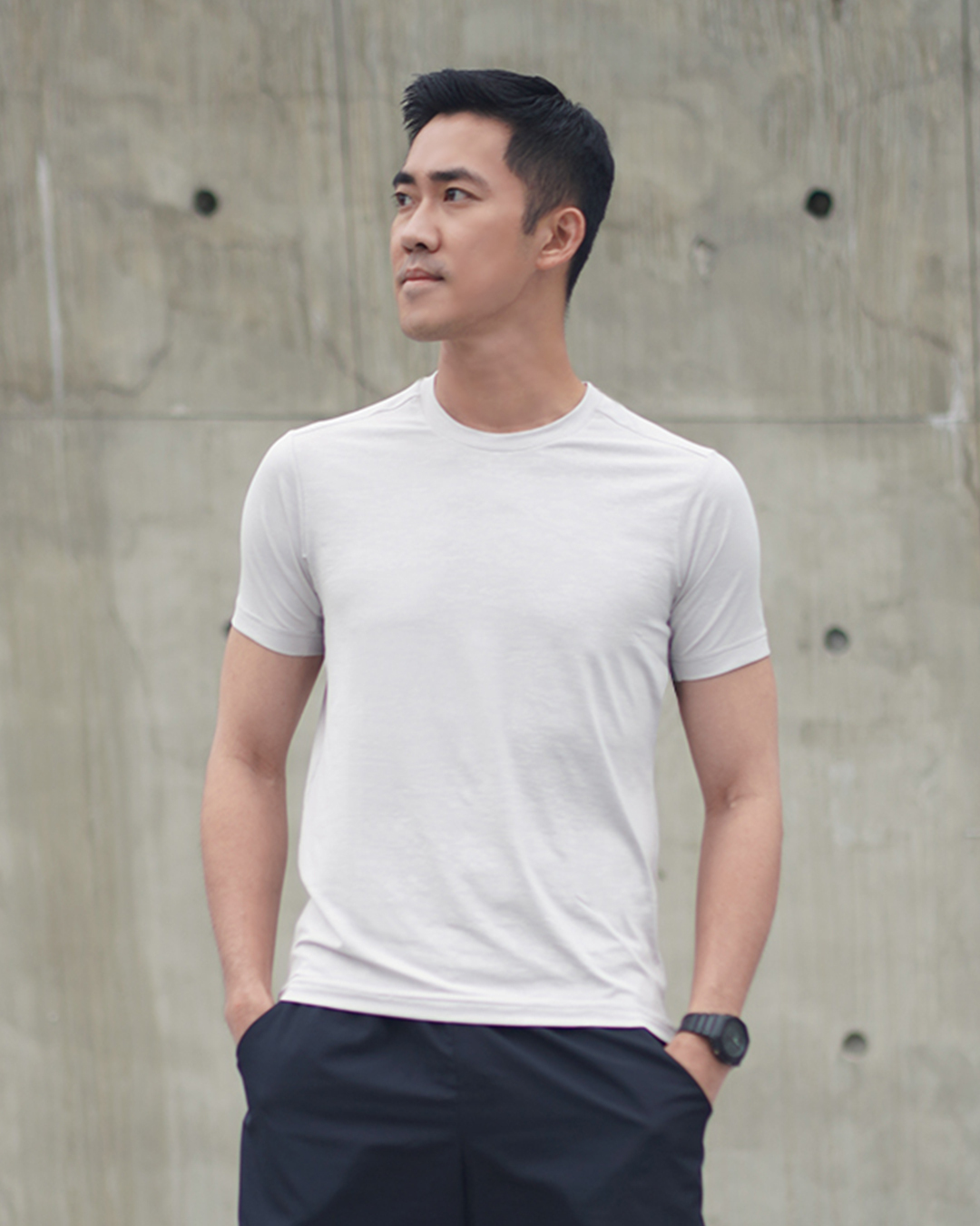 Cover Homme Tee 象牙灰1