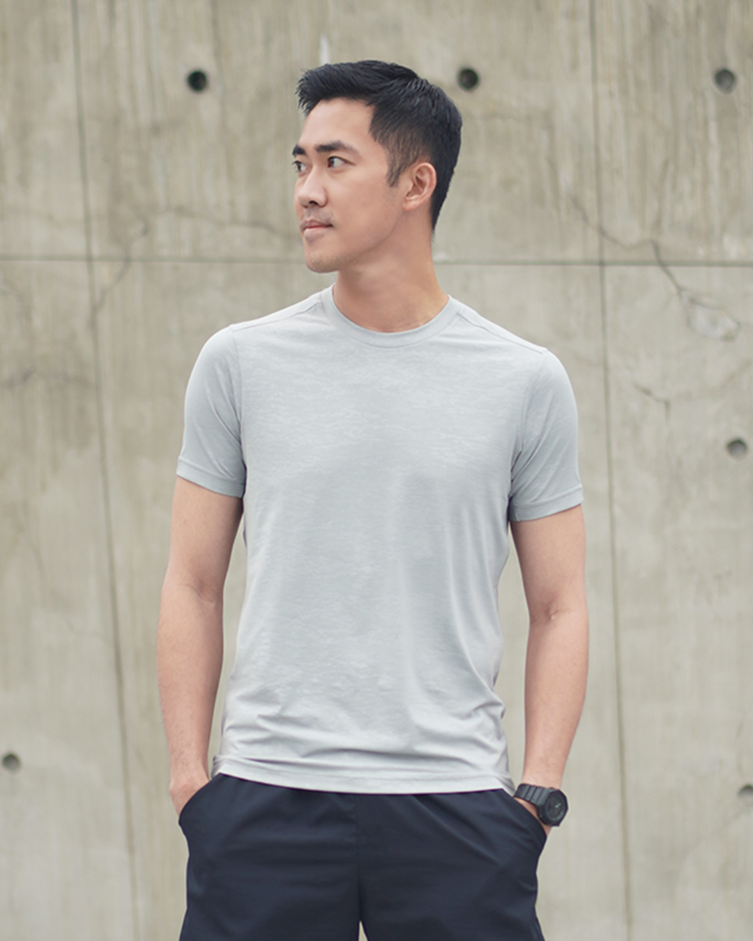 Cover Homme Tee 雲朵灰1