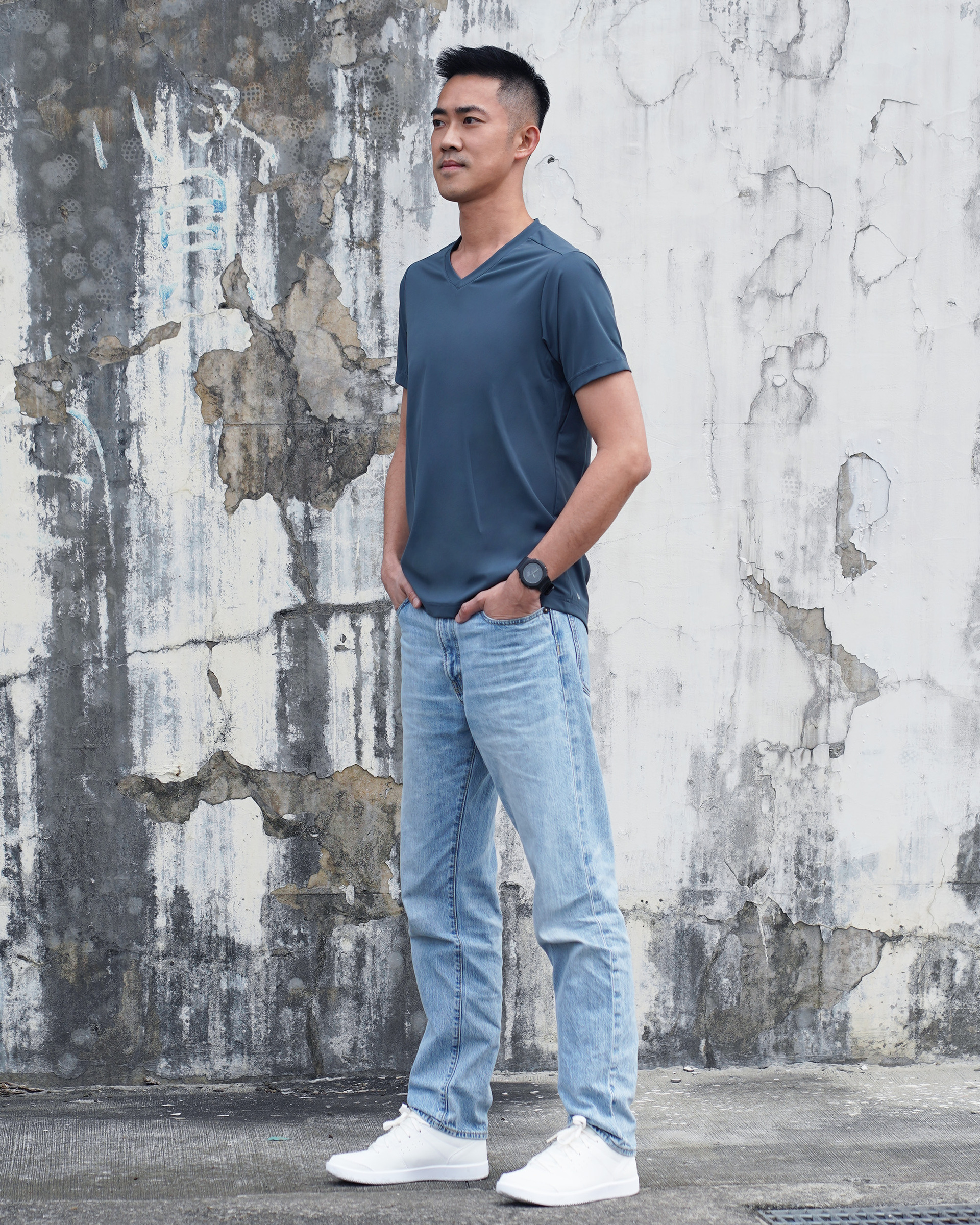 PSD Homme Ice Tee 夜幕藍1