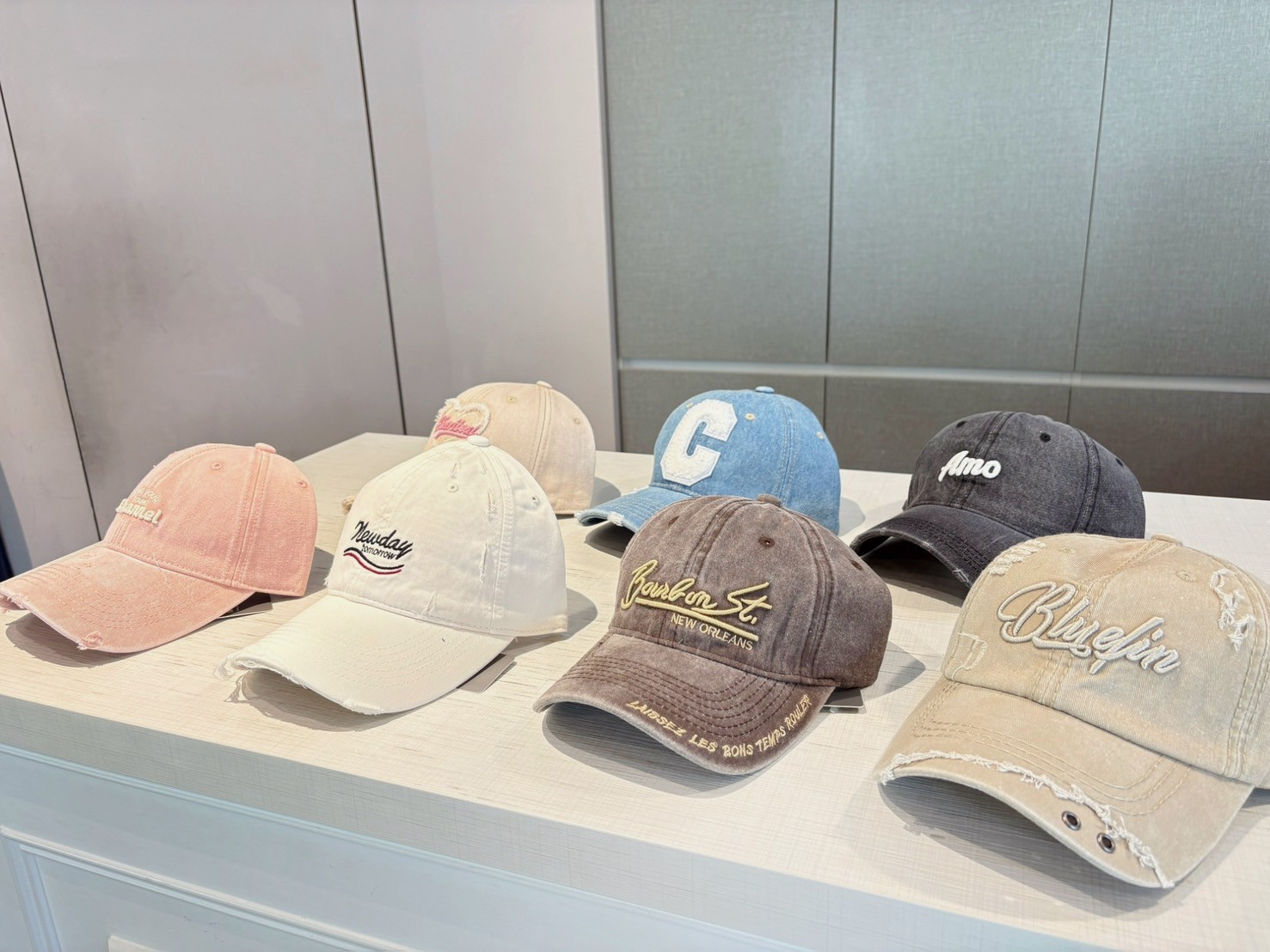 崇學店質感帽款展示