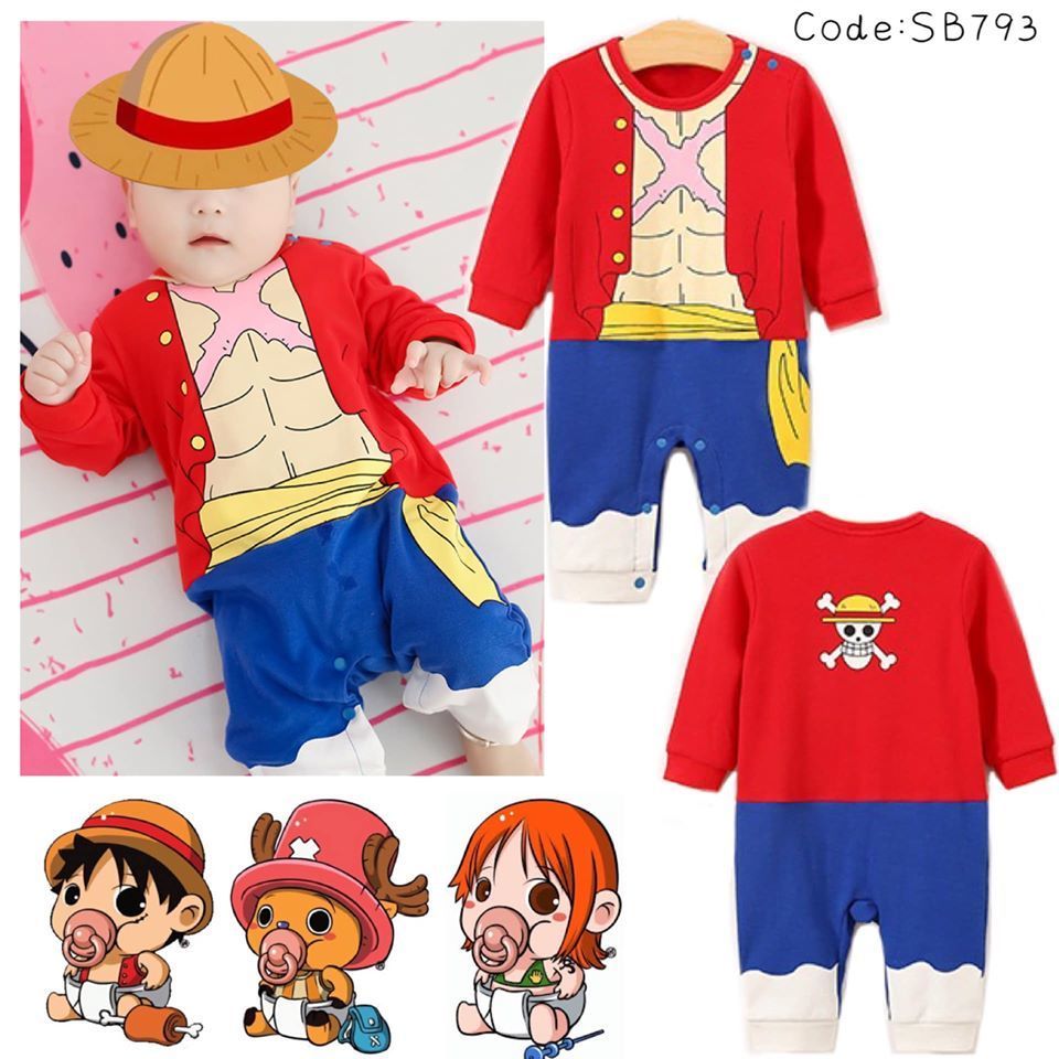 SB793/R One piece Baby costume [Ready Stock] STRAWBABY