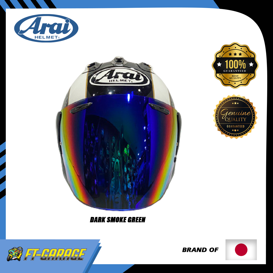 VISOR ARAI VZ RAM TITANT DARK SMOKE GREEN .jpg