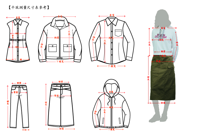 (公版)平放尺寸表參考