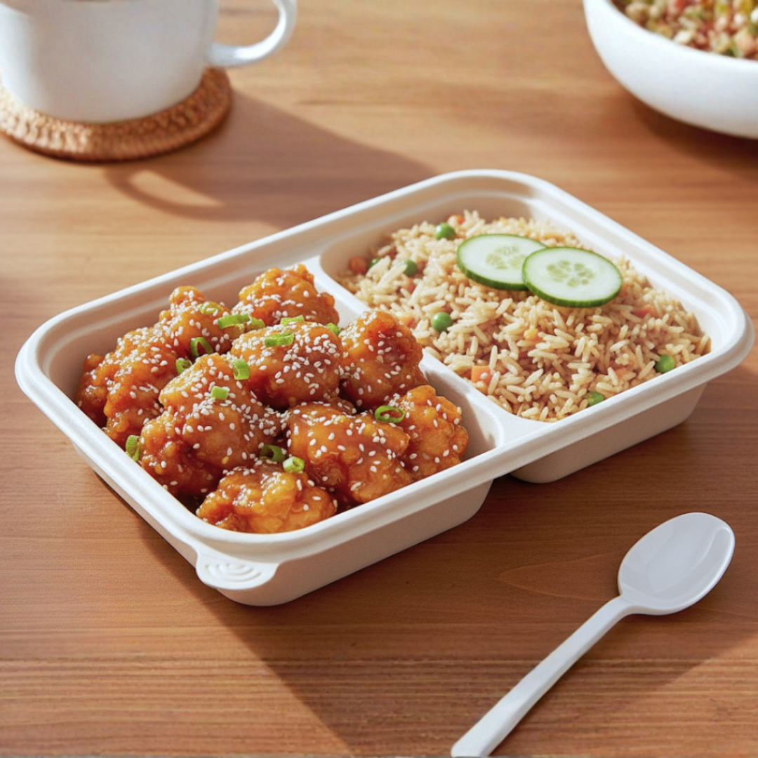 Honey Sesame Chicken & Fried Rice