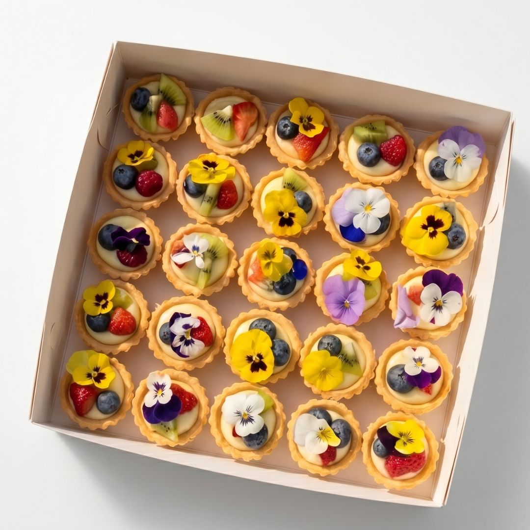 Flower Fruit Tarts