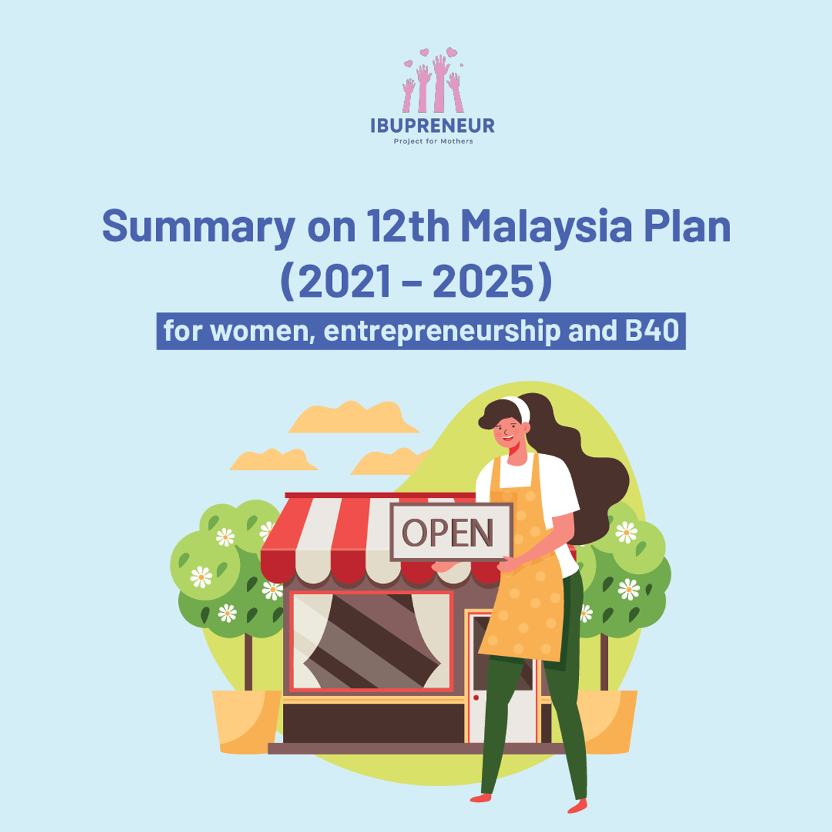 Summary on 12th Malaysia Plan (2021 – 2025) for women, entrepreneurship and B40