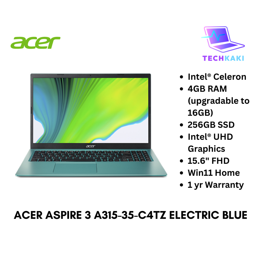 Acer Aspire 3 A315-35-C4TZ Electric Blue