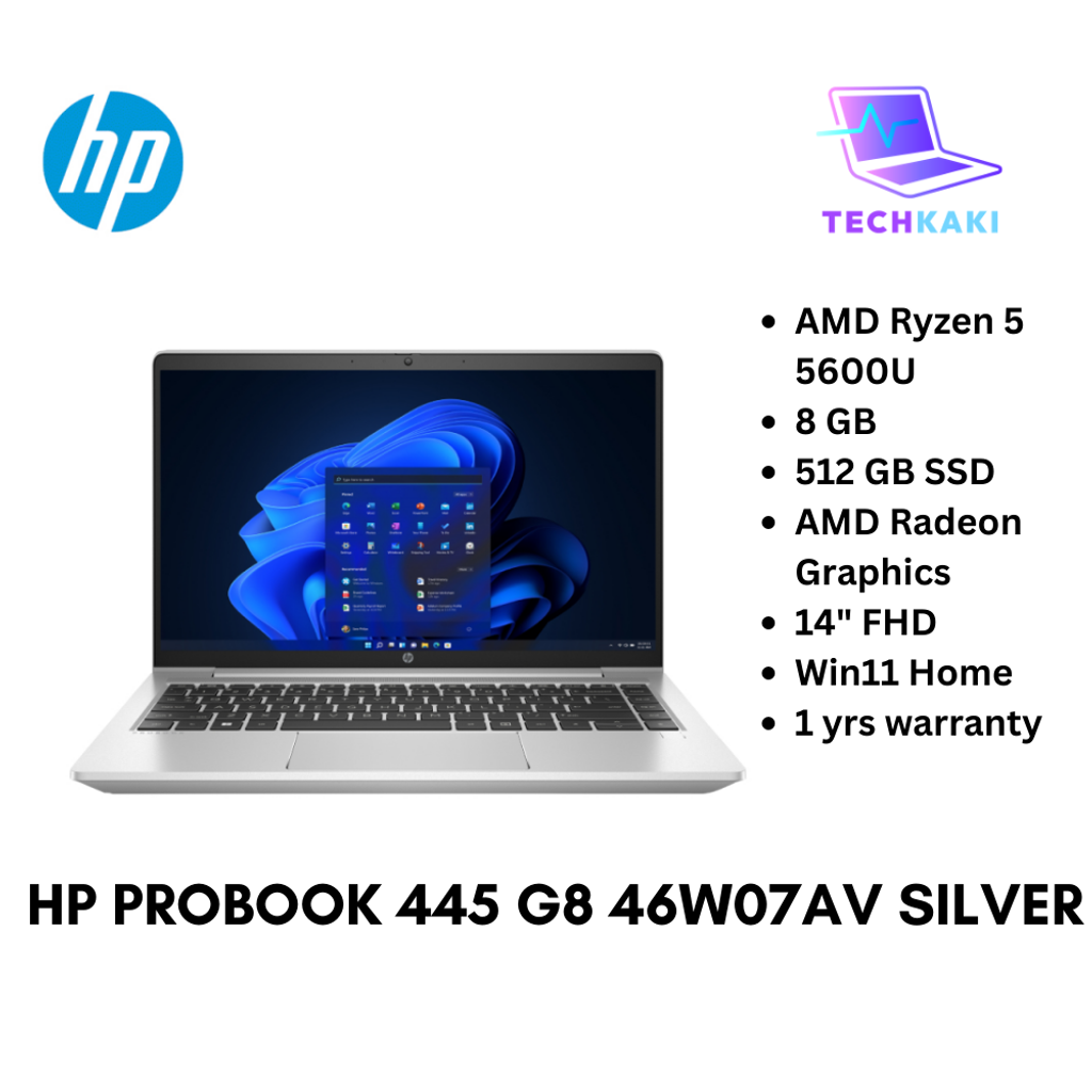 HP ProBook 445 G8 46W07AV Silver 