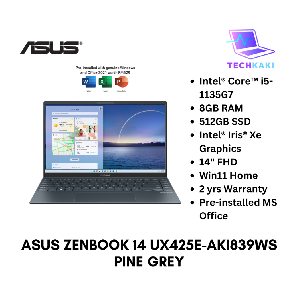 Asus Vivobook Go 14 E410K-ABV256WS Peacock Blue (1)