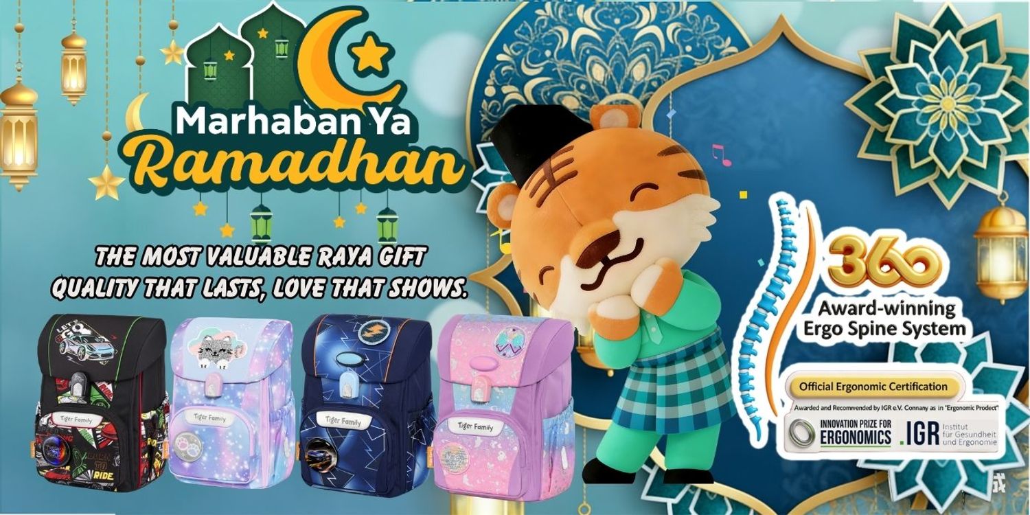 Tiger Family Malaysia | International Awarded Ergonomic Schoolbag - 