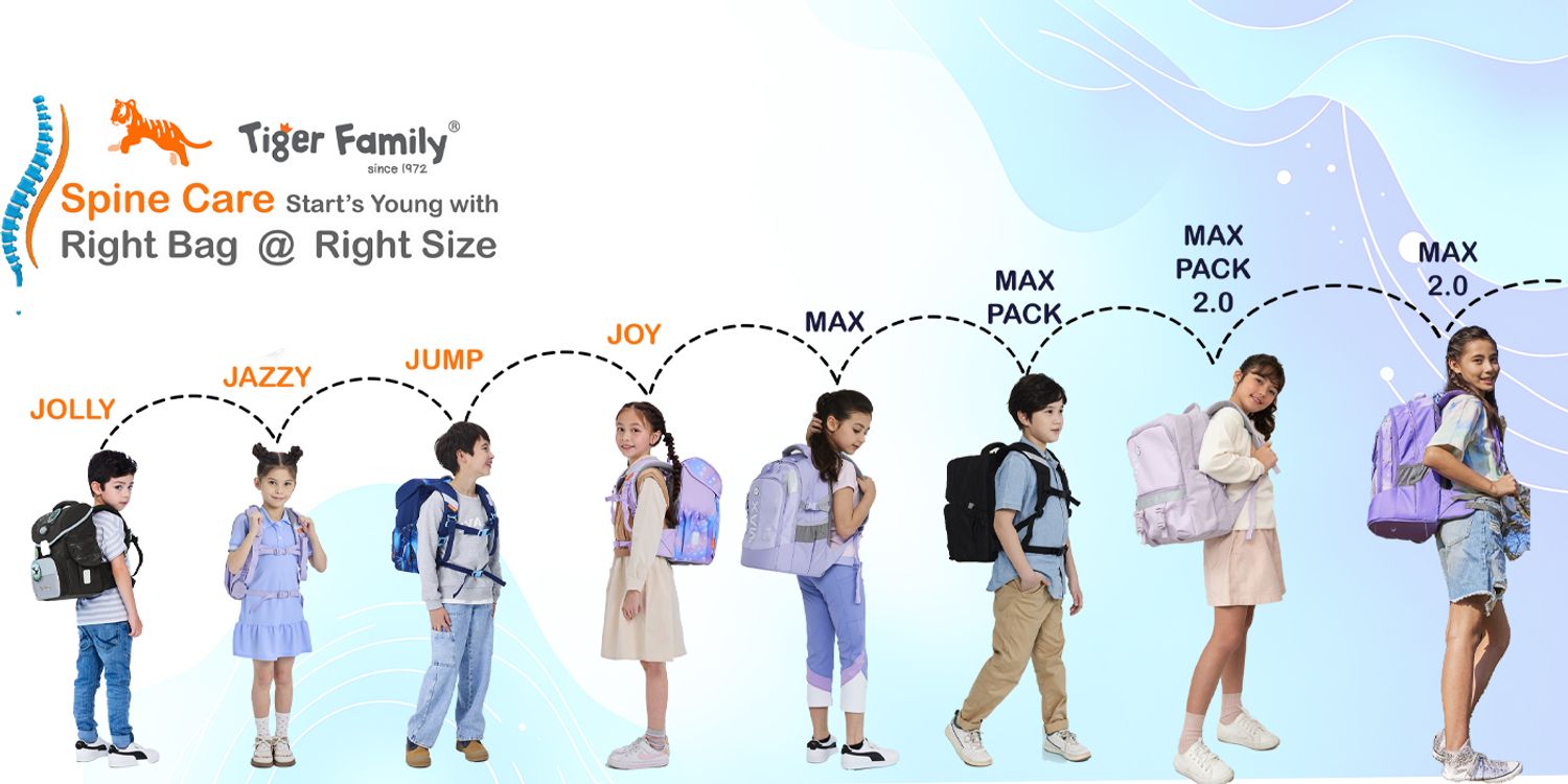 Tiger Family Malaysia | International Awarded Ergonomic Schoolbag - 