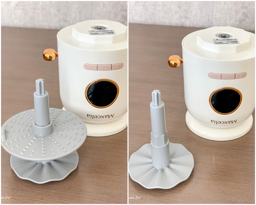 MAXCELIA無線復古調理秤秤機》一機多用還可當電子秤 剝蒜切碎攪拌磨泥打奶泡 一機全搞定！