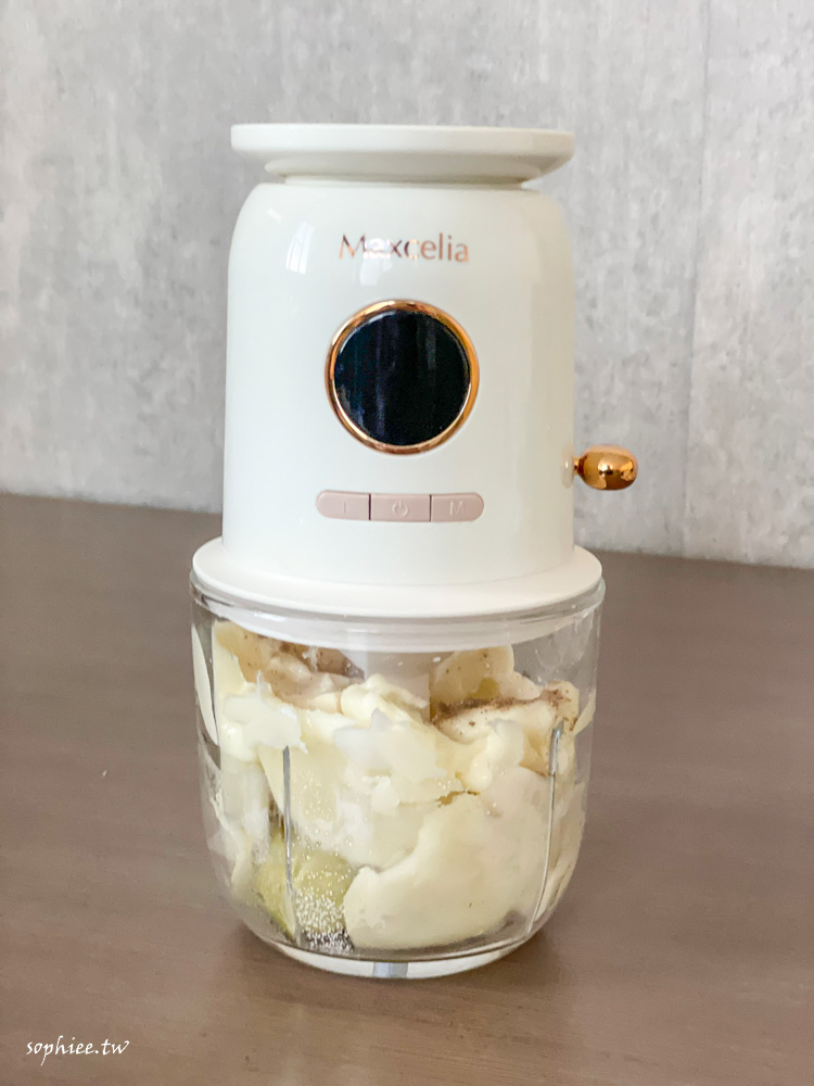 MAXCELIA無線復古調理秤秤機》一機多用還可當電子秤 剝蒜切碎攪拌磨泥打奶泡 一機全搞定！