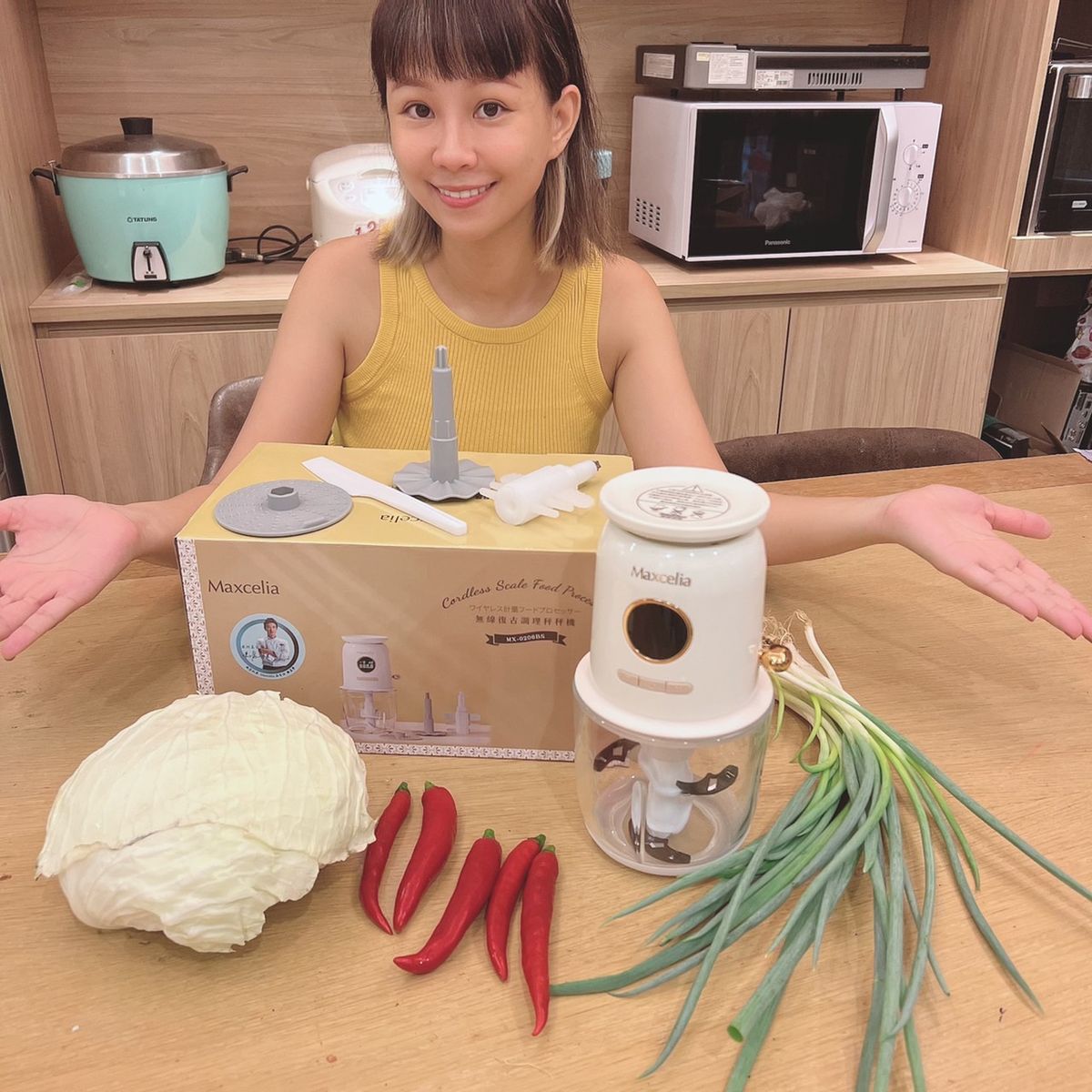 林咚咚和她的3隻小豬-無線秤重食物調理機 MX-0206BS