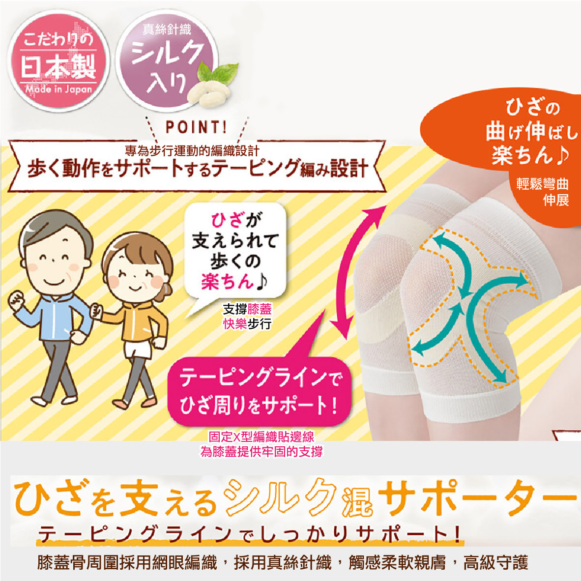 2.真絲針織輕柔護膝-中文
