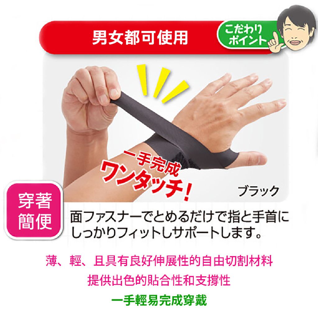 3. 輕薄拇指護腕固定帶-中文