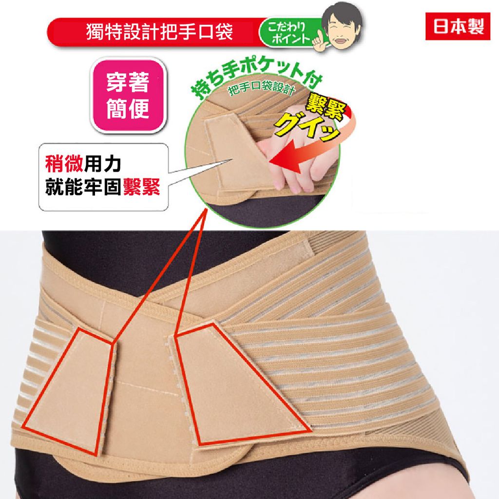 5 .彈力貼身腰臀支撐保護帶-中文