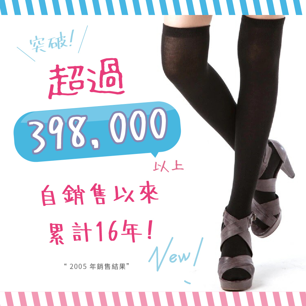2460 純棉素色過膝襪_02