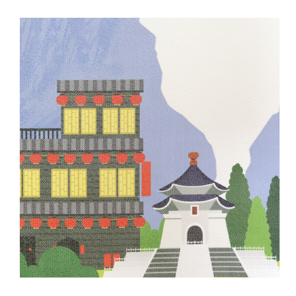 63.日本製【コスモ】長門簾《歡迎來到台灣》_1000x1000