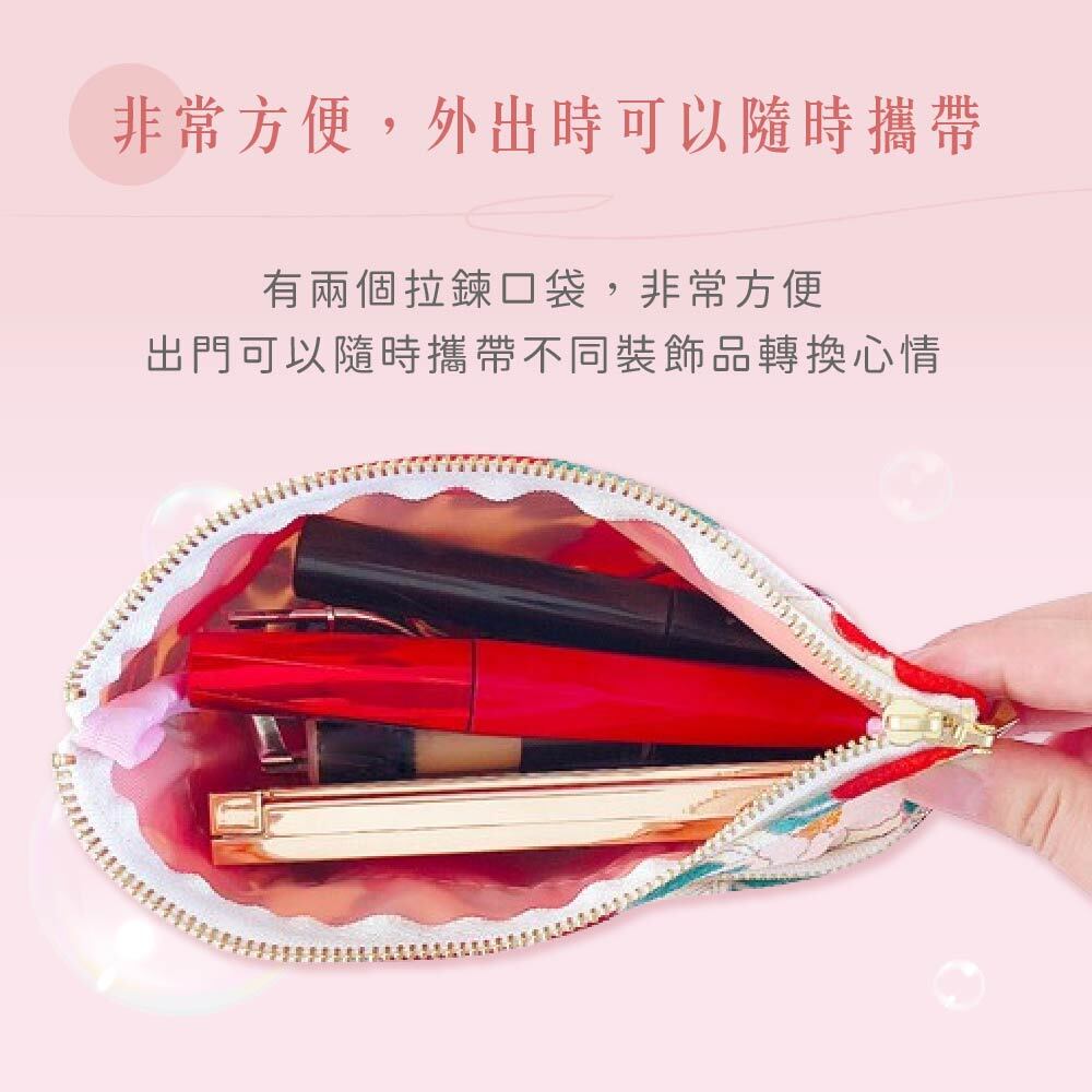雙層拉鍊化妝包-山茶花系列_02