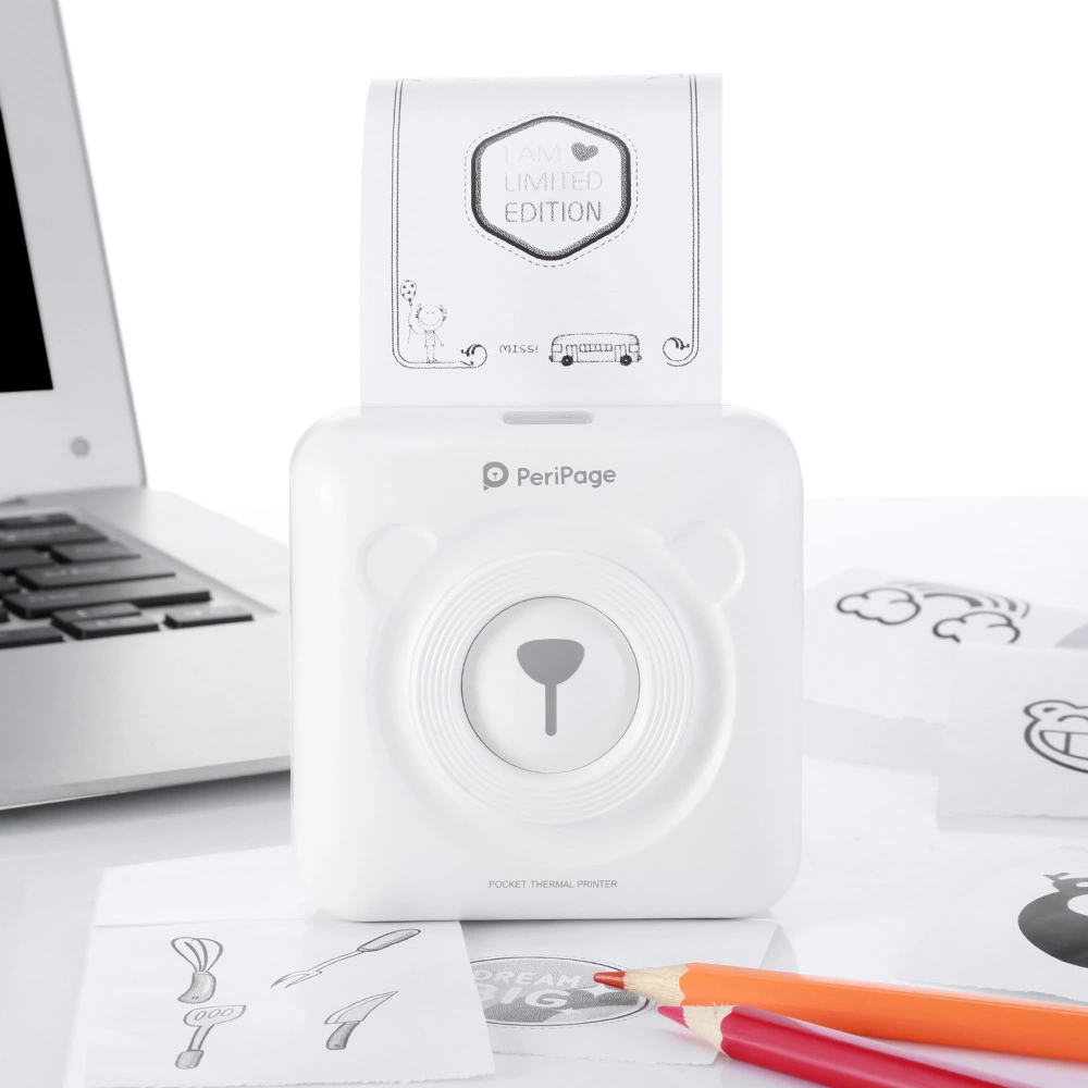 Peripage Bluetooth Portable Mini Printer Photo printer Pocket Mini Sticker Thermal printer for Android iOS phone Oversea Version