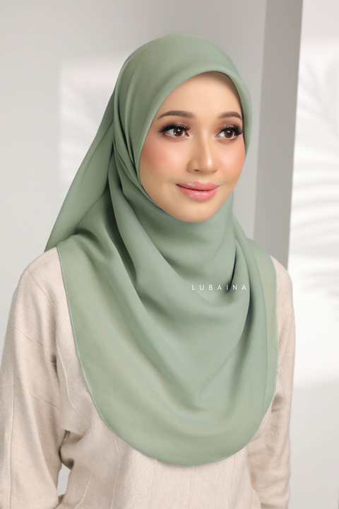 Tudung-Bawal-Sophea-Bidang-45-Green-Iguana