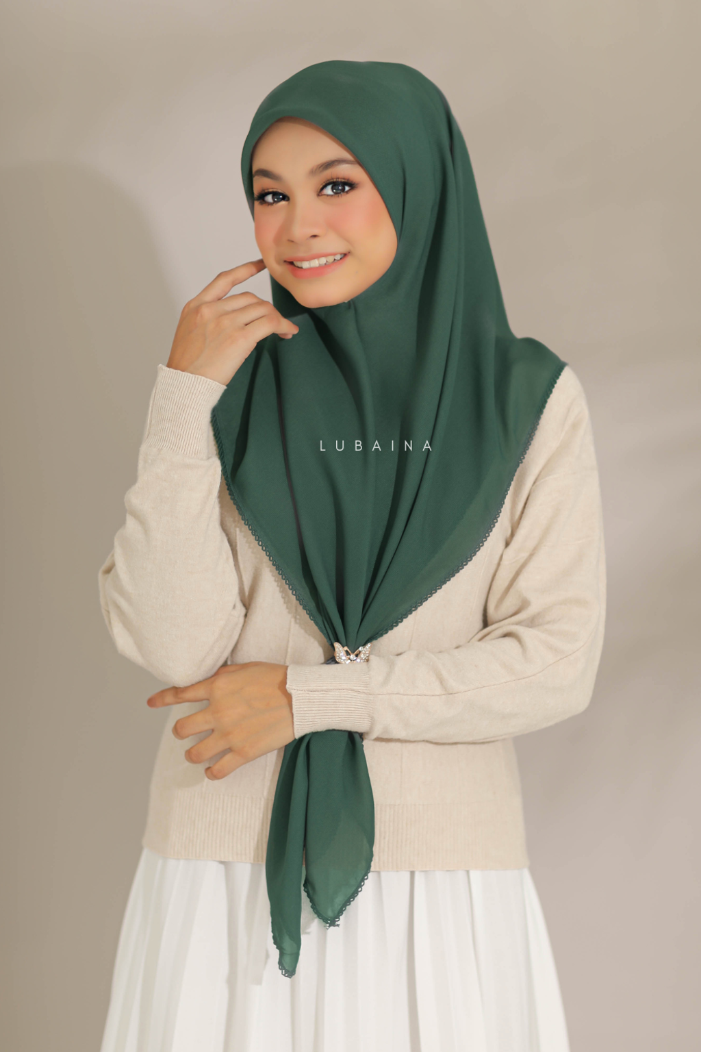 Lubaina-Sara-Dark-Green