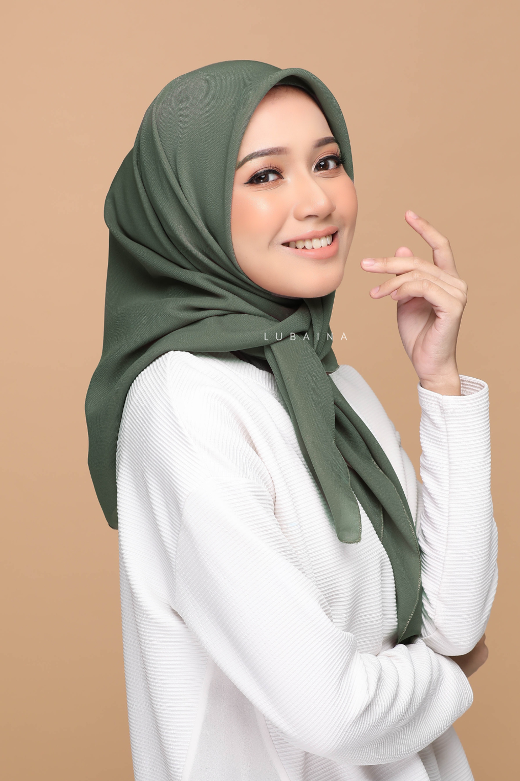 Lubaina-Tudung-Bawal-Aaira-Dark-Olive