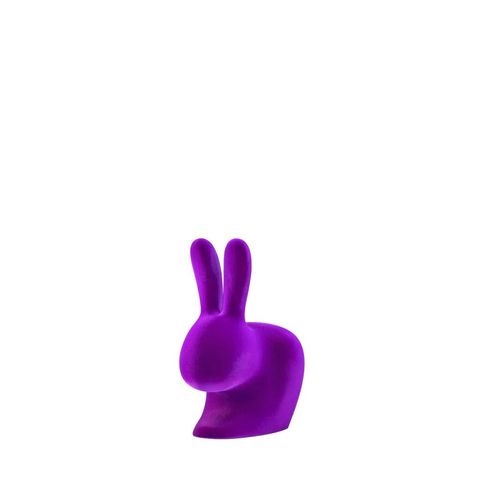 Rabbit XS Bookend Velvet Finish Violet