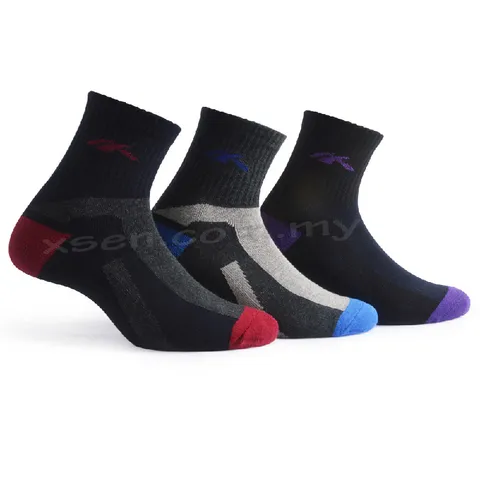 Cotton Deodorant Sock Xsen XSK61601-B.jpg