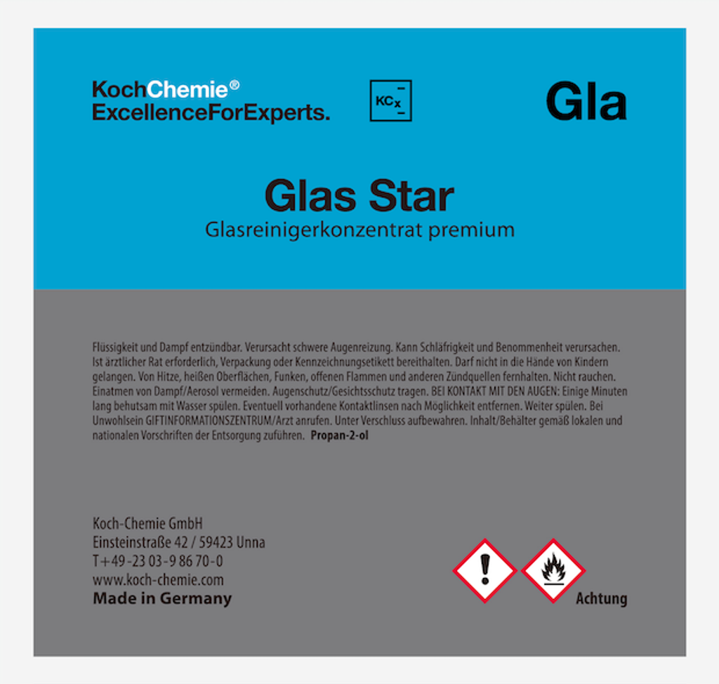 500ml gla 標籤單張