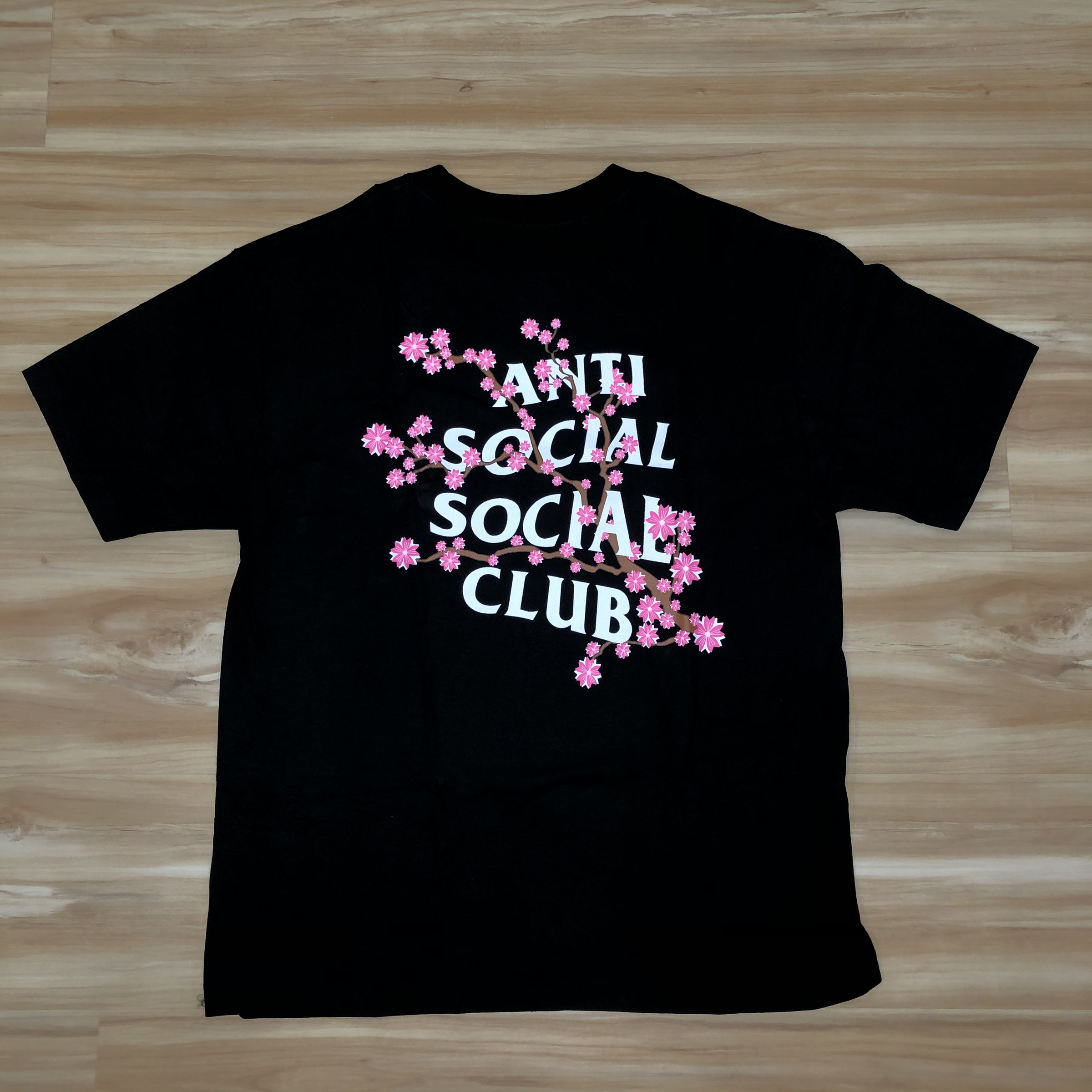 Anti Social Social Club Cherry Blossom T-Shirt ( Black Colour ) – The