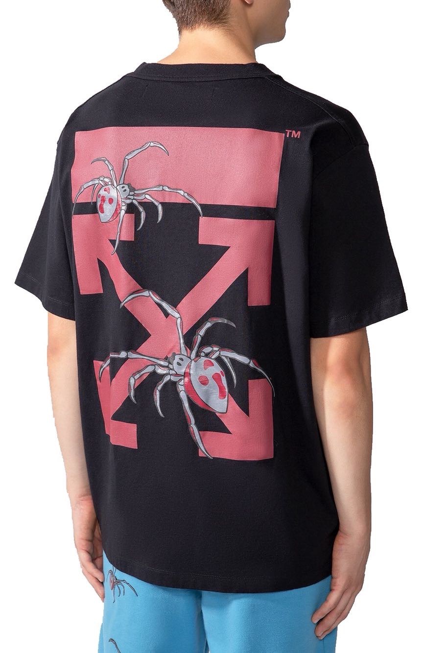 Off-White Virgil Abloh 20SS Spider Red Arrow Short Sleeve T-Shirt – The ...