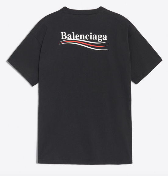 balenciaga wave t shirt