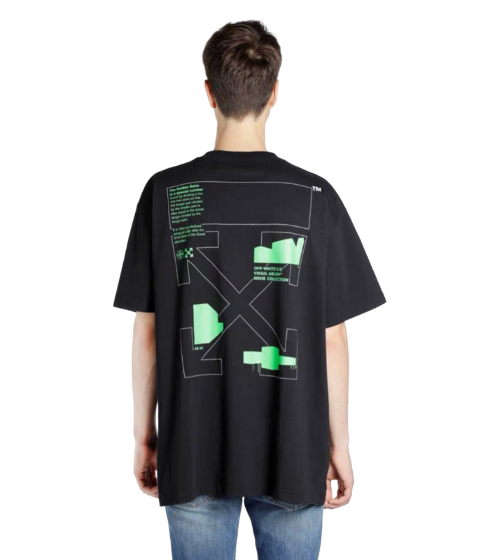 neon green off white shirt