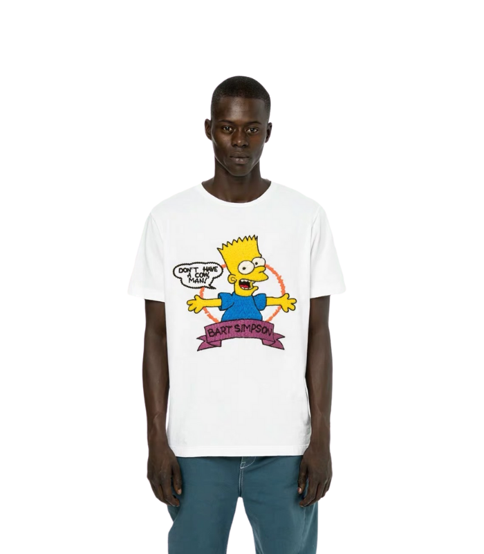 Off-White Virgil Abloh x Simpson Bart Pink Arrow Short Sleeve T-Shirt – The  Factory KL