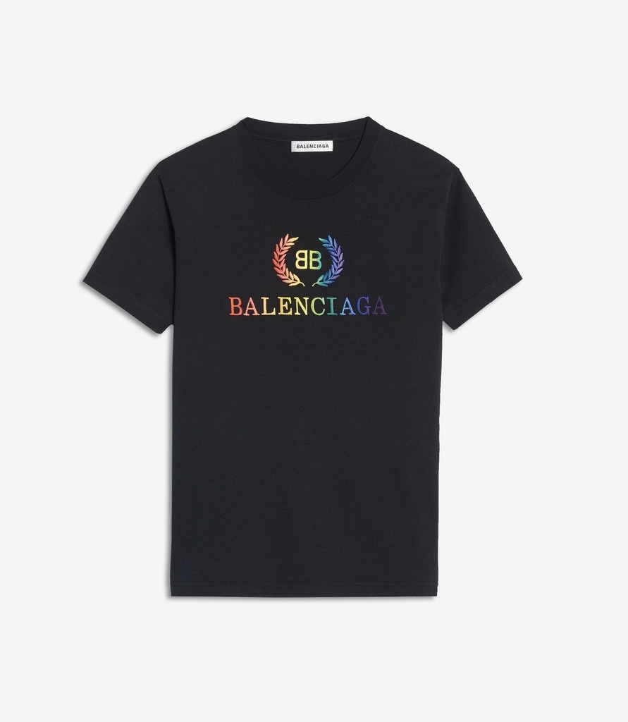 balenciaga rainbow shirt