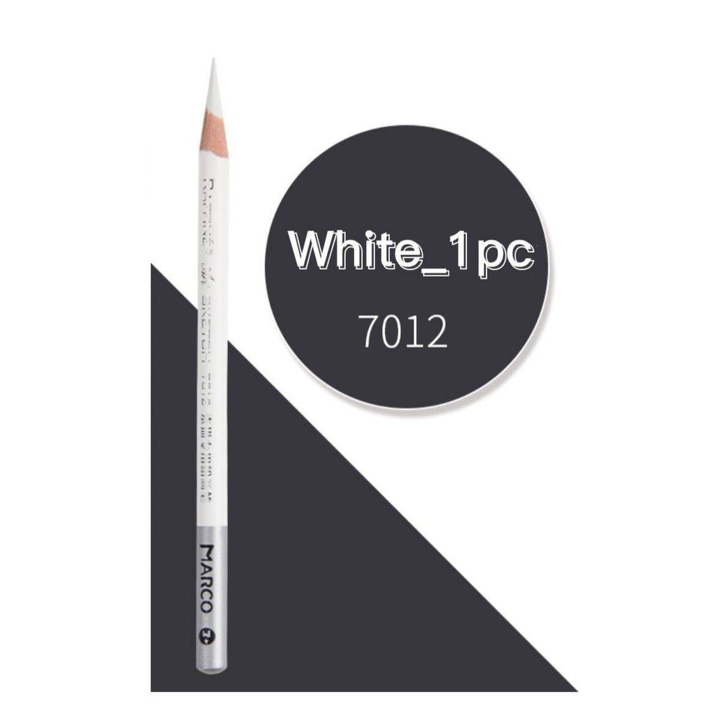 7012 CHARCOAL PENCIL - WHITE
