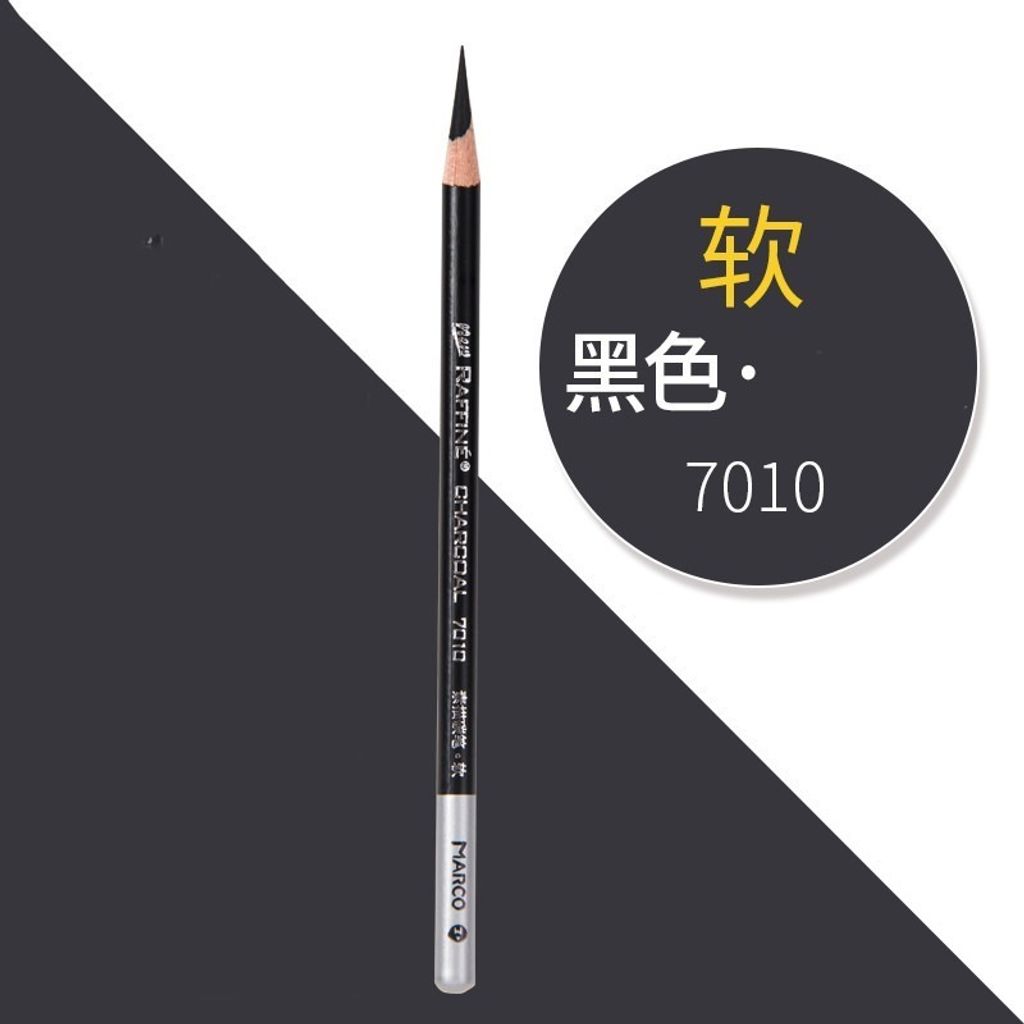 7010 CHARCOAL PENCIL - BLACK